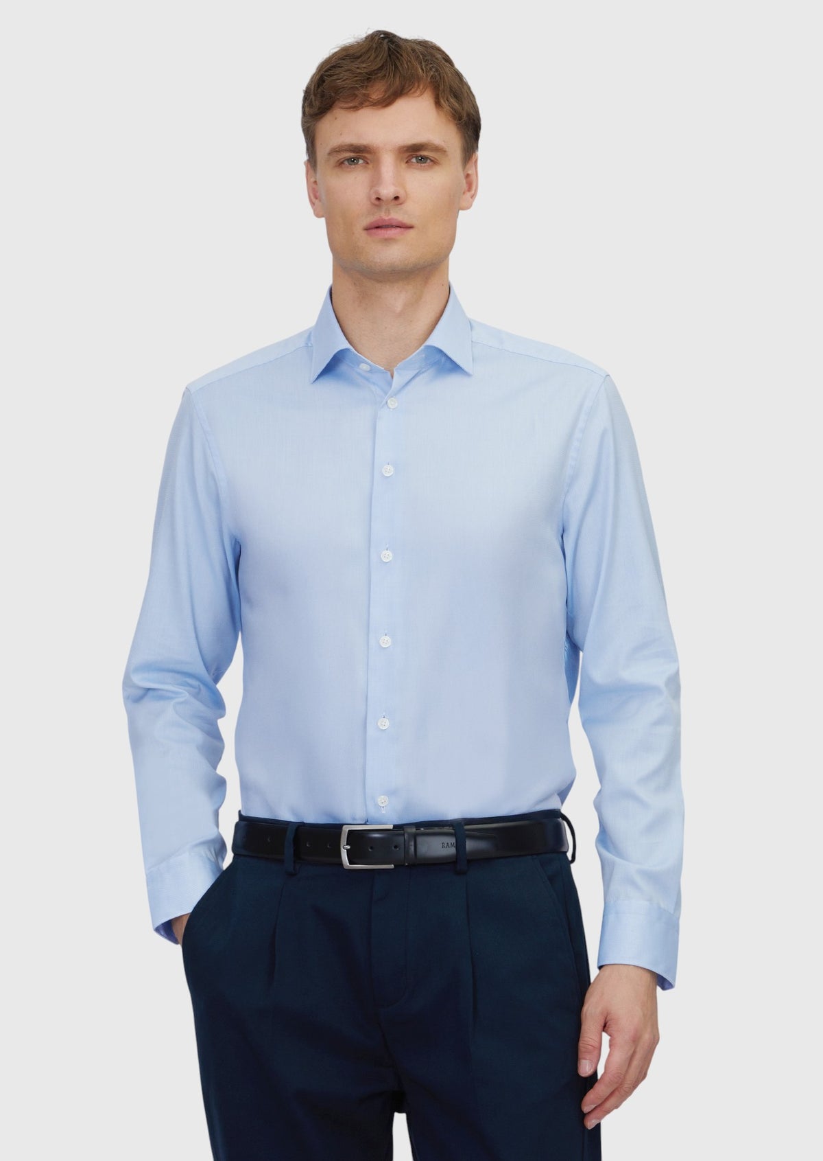 Mavi Regular Fit Uzun Dokuma Klasik %100 Pamuk Gömlek