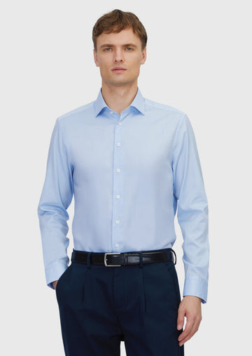 Mavi Regular Fit Uzun Dokuma Klasik %100 Pamuk Gömlek