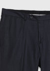 Lacivert Düz Regular Fit %100 Yün Takım Elbise