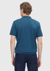 Petrol Düz Polo Yaka %100 Pamuk T-Shirt