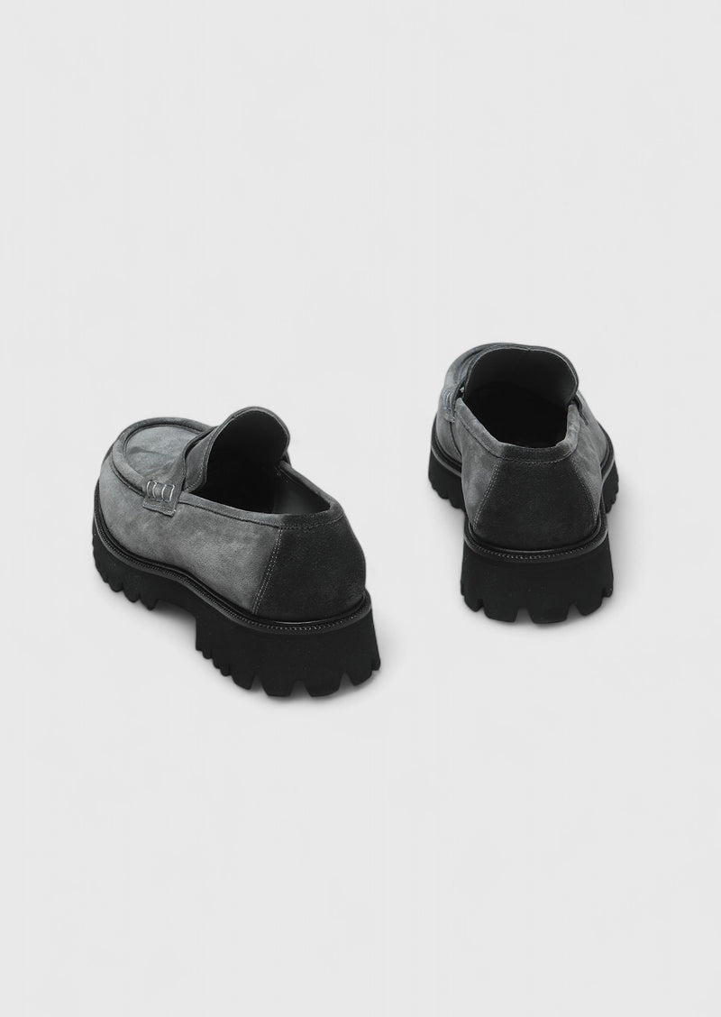 Antrasit Süet Casual Loafer