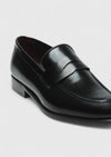 Siyah Deri Klasik Loafer