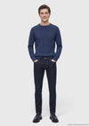 Lacivert Slim Fit Denim Pamuk Karışımlı Pantolon