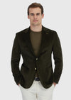 Haki Fitilli Zeroweight Slim Fit %100 Pamuk Ceket