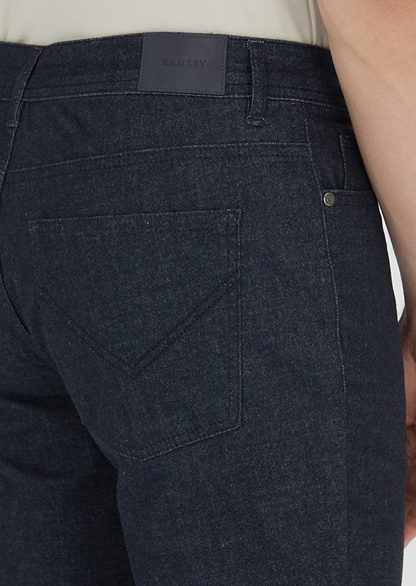 Lacivert Düz Dokuma Regular Fit Casual Pamuk Karışımlı Pantolon