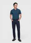 Lacivert Düz Dokuma Slim Fit Casual Pantolon