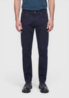 Lacivert Düz Dokuma Slim Fit Casual Pantolon