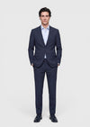 Lacivert Mikro Modern Fit %100 Yün Takım Elbise