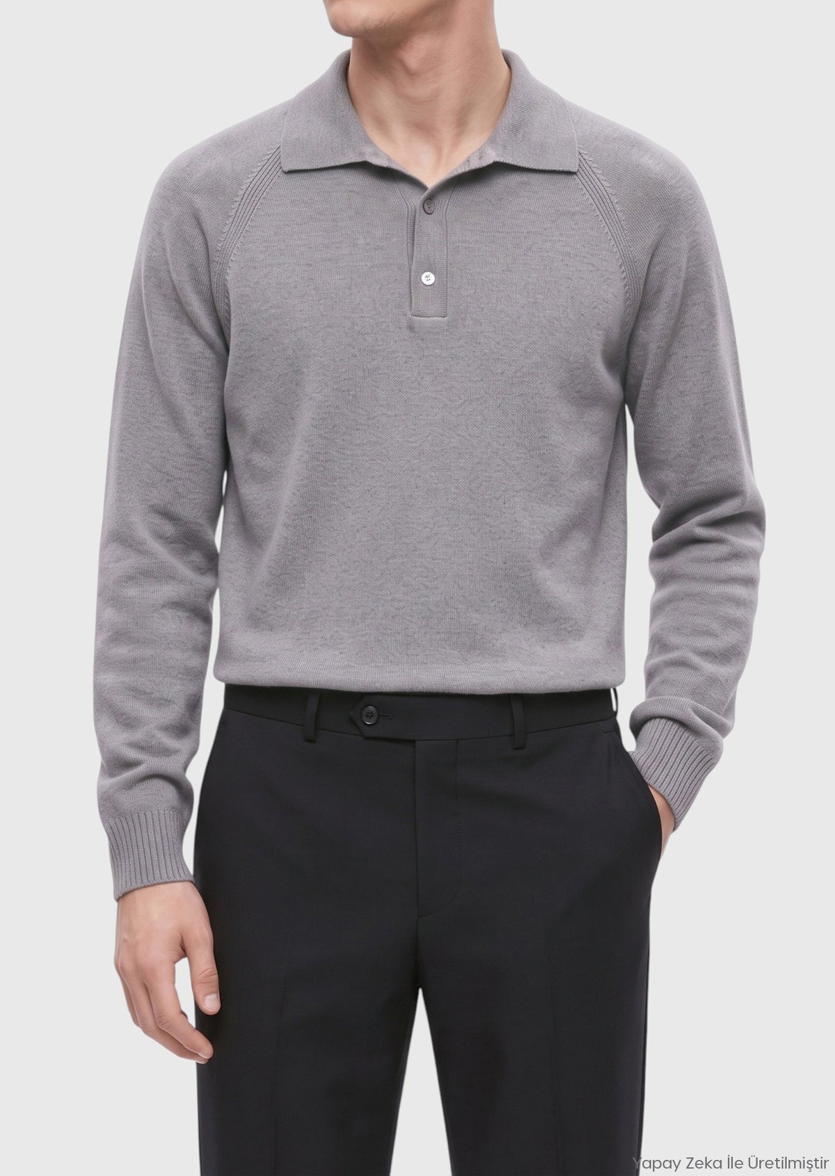 Siyah Düz Regular Fit Klasik %100 Yün Pantolon