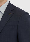 Lacivert Mikro Modern Fit Yün Karışımlı Takım Elbise