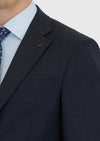 Lacivert Mikro Modern Fit Yün Karışımlı Takım Elbise