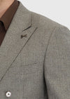 Açık Vizon Mikro Zeroweight Slim Fit %100 Yün Takım Elbise