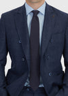 Lacivert Düz Zeroweight Slim Fit Yün Karışımlı Takım Elbise