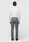 Gri Dokuma Regular Fit Casual %100 Yün Pantolon