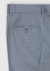 Gri Dokuma Regular Fit Casual %100 Yün Pantolon