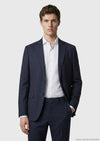 Antrasit Kareli Zeroweight Slim Fit %100 Yün Takım Elbise