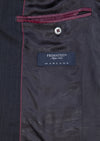 Antrasit Çizgili Modern Fit %100 Yün Takım Elbise