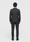 Antrasit Kareli Zeroweight Slim Fit %100 Yün Takım Elbise