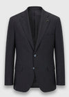 Antrasit Kareli Zeroweight Slim Fit %100 Yün Takım Elbise