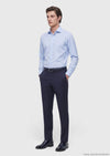 Lacivert Modern Fit Klasik Yün Karışımlı Pantolon