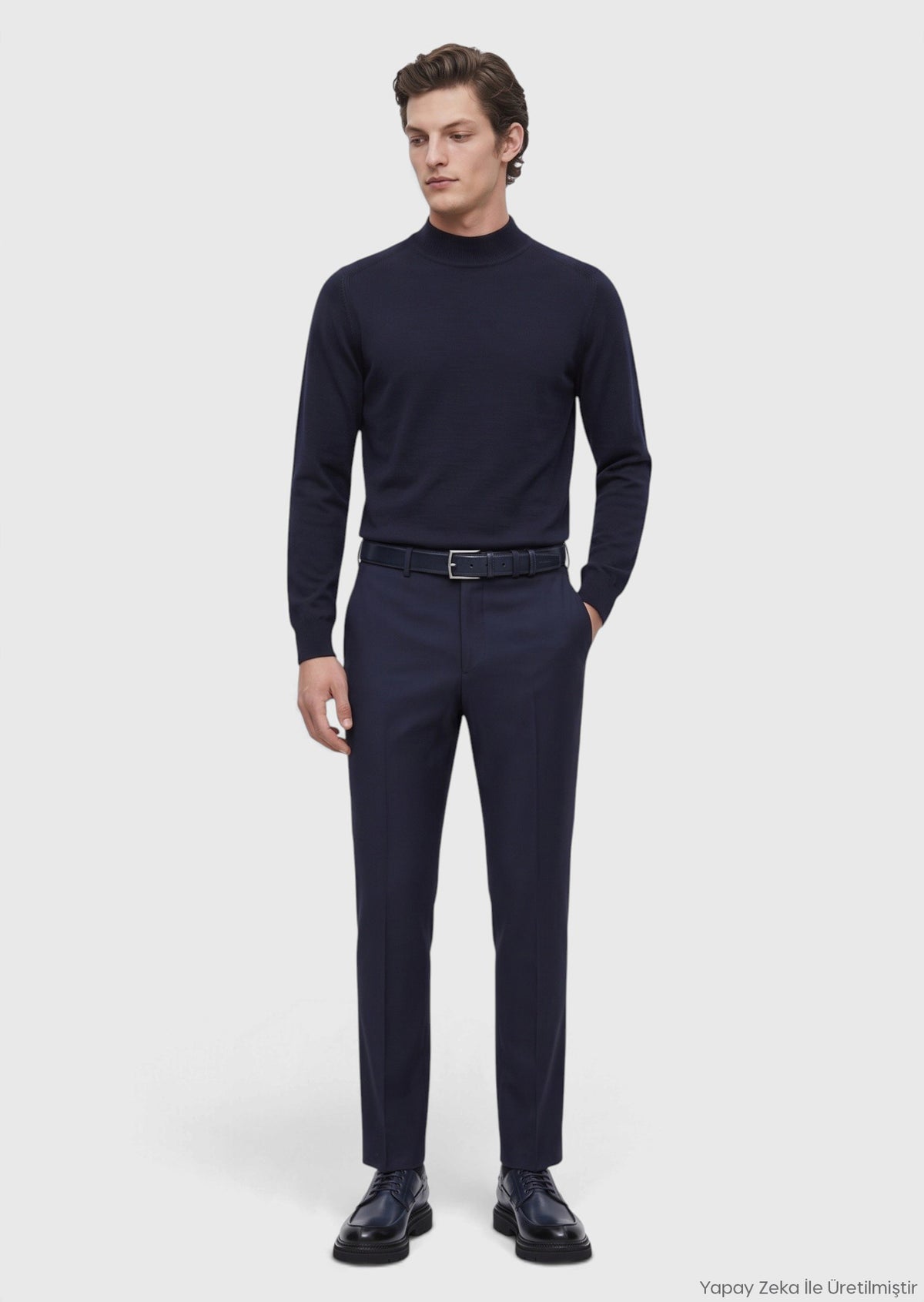 Saks Modern Fit Klasik Yün Karışımlı Pantolon