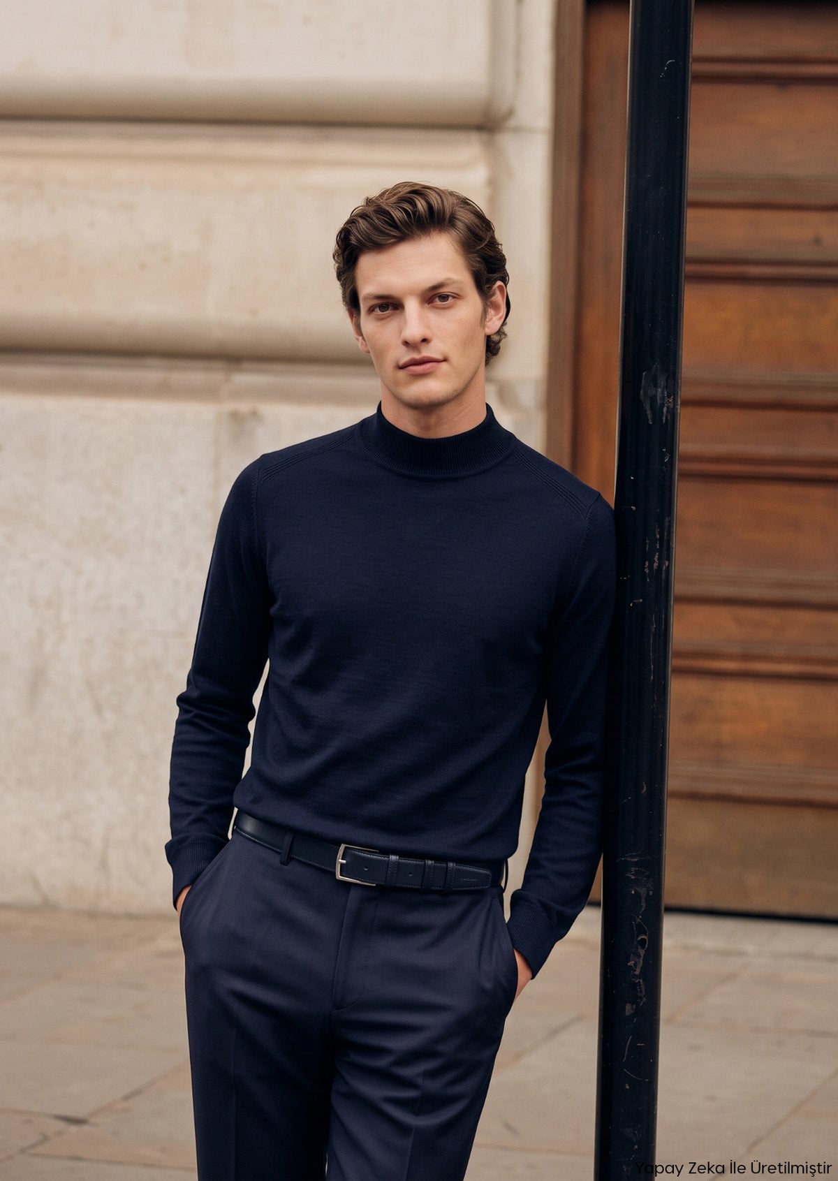 Saks Modern Fit Klasik Yün Karışımlı Pantolon