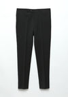 Siyah Modern Fit Klasik %100 Yün Pantolon