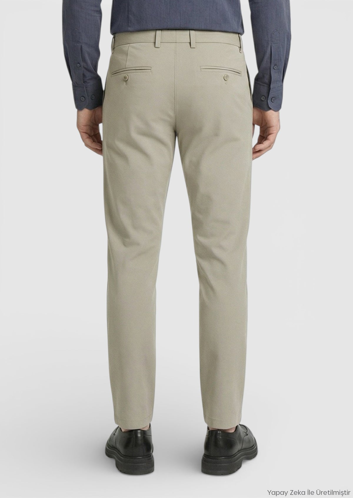 Vizon Düz Dokuma Jogging Fit Casual Pantolon