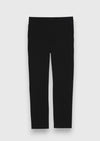 Siyah Düz Dokuma Jogging Fit Casual Pantolon