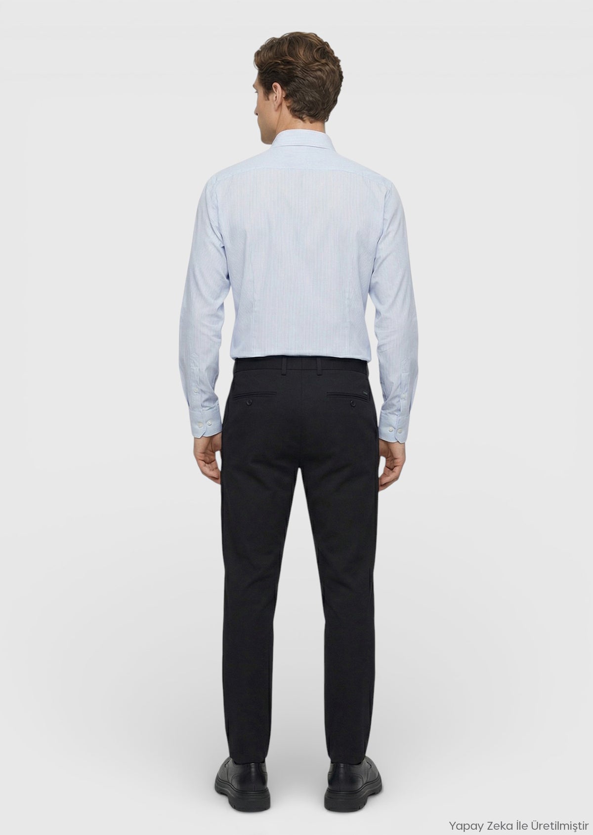 Lacivert Düz Dokuma Jogging Fit Casual Pantolon