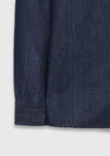 İndigo Düz Casual Fit Uzun Dokuma Casual Pamuk Karışımlı Gömlek