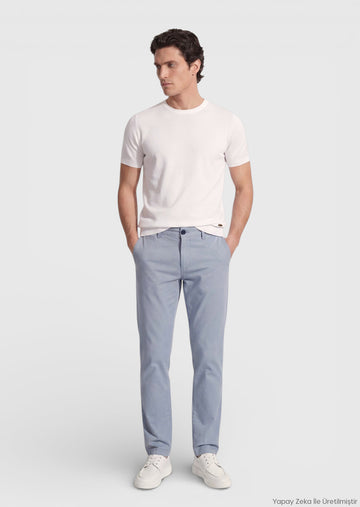 Mavi Dokuma Regular Fit Casual Pamuk Karışımlı Pantolon