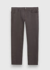 Mürdüm Düz Dokuma Regular Fit Casual %100 Pamuk Pantolon