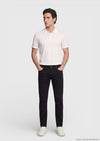 Siyah Düz Dokuma Regular Fit Casual %100 Pamuk Pantolon
