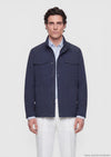 Lacivert Regular Fit Gizli Kapüşon Casual Teknik Mont
