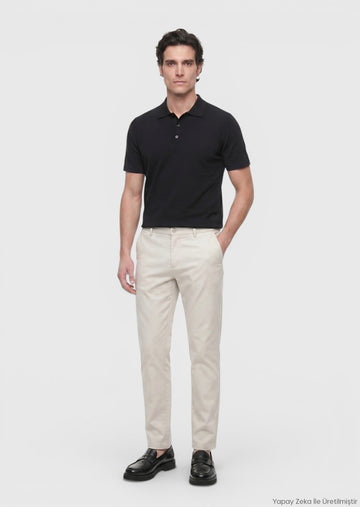 Taş Düz Dokuma Jogging Fit Casual Pantolon