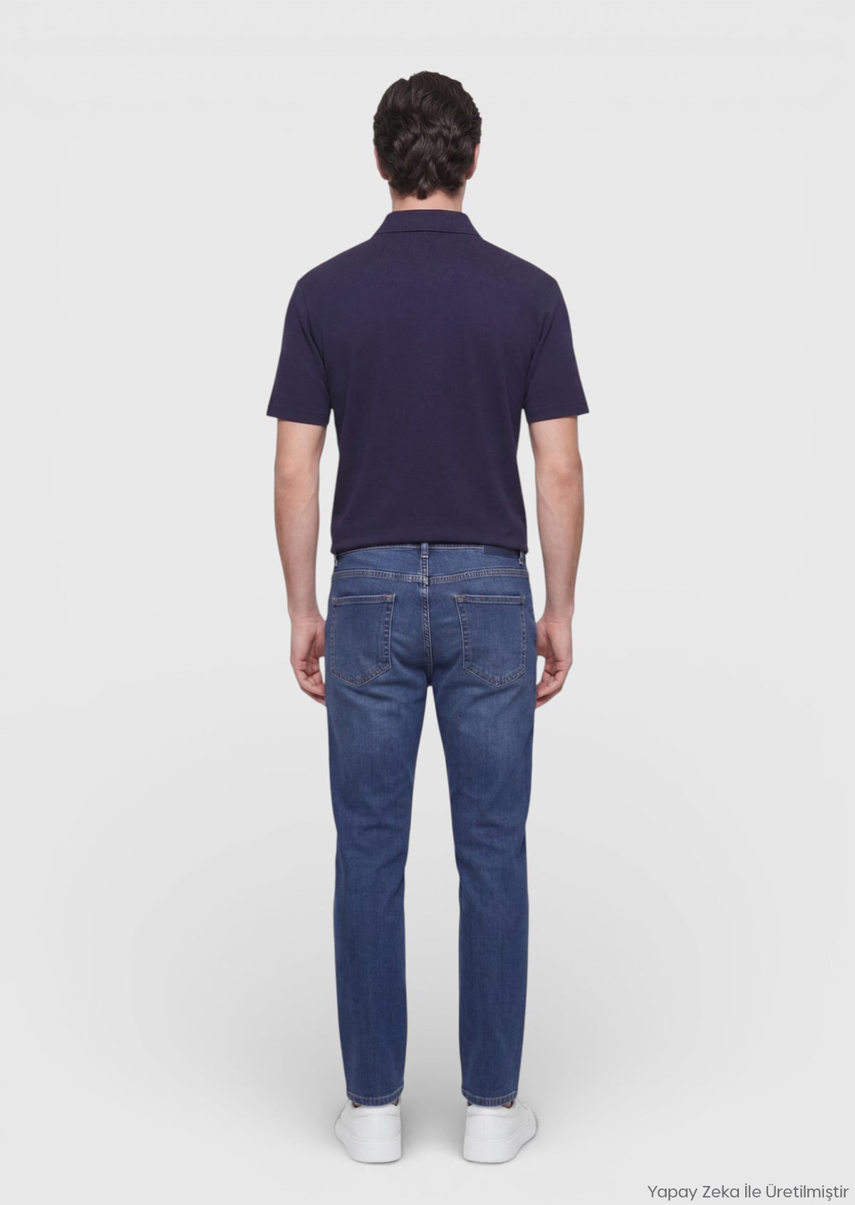 Lacivert Düz T-Shirt