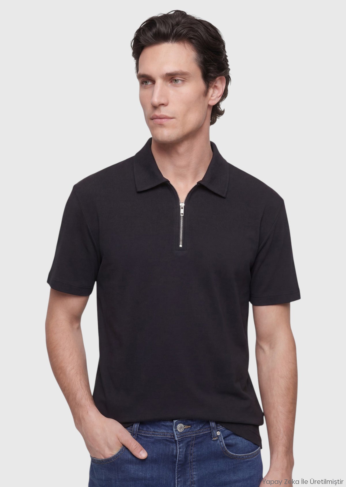 Black Plain T-Shirt