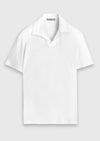 Beyaz Düz Pamuk Karışımlı T-Shirt