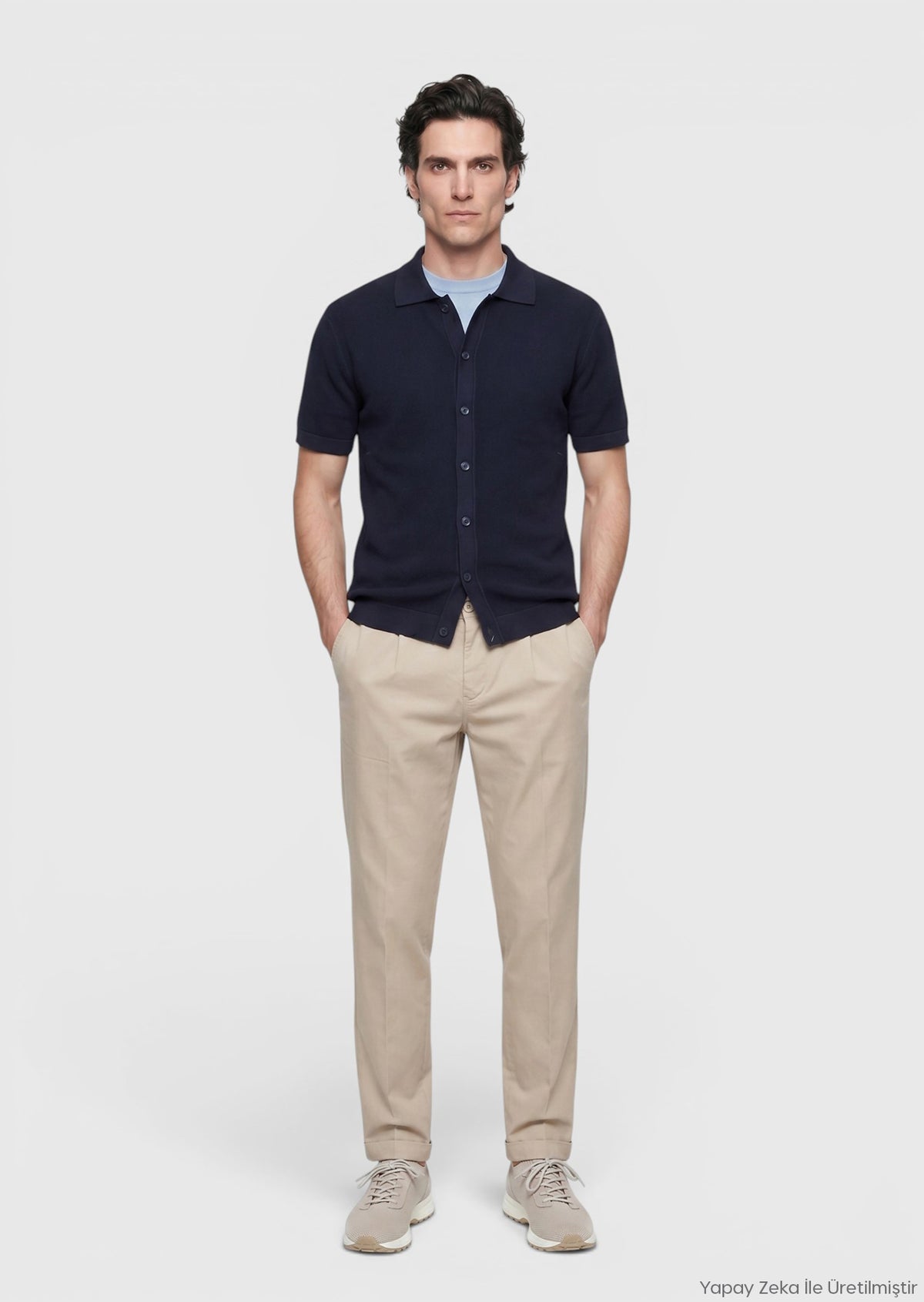 Navy Blue Cardigan
