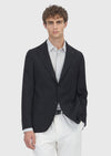Siyah Comfort Fit %100 Yün Ceket