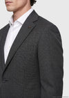 Antrasit Modern Fit Yün Karışımlı Takım Elbise