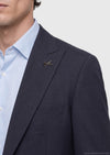 Lacivert Mikro Modern Fit Yün Karışımlı Takım Elbise