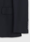 Lacivert Mikro Modern Fit Yün Karışımlı Takım Elbise
