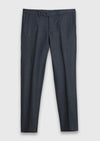 Yeşil Düz Zeroweight Slim Fit %100 Yün Takım Elbise
