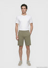Haki Düz Örme Regular Fit Casual Bermuda