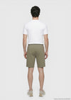 Haki Düz Örme Regular Fit Casual Bermuda