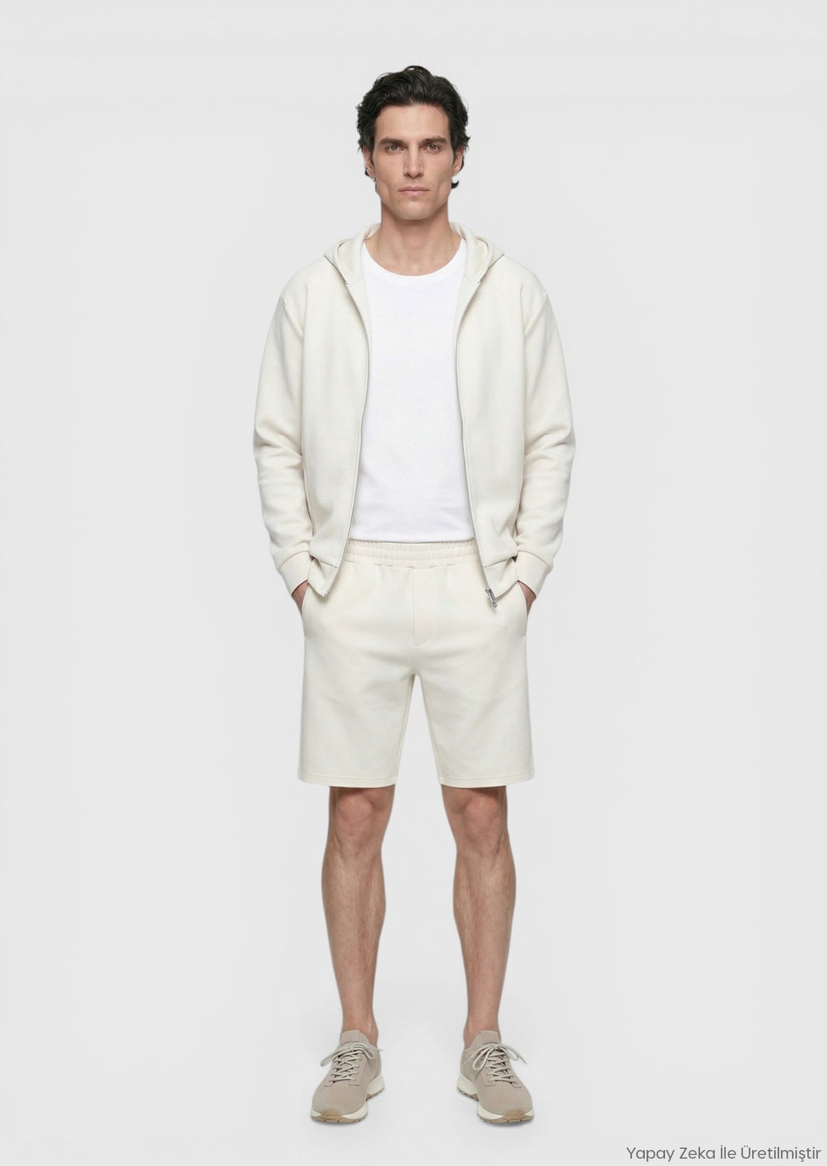 Taş Düz Örme Regular Fit Casual Bermuda