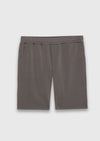 Mürdüm Düz Örme Regular Fit Casual Bermuda