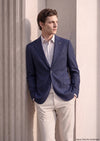 Lacivert Shirt Shoulder Slim Fit %100 Yün Ceket